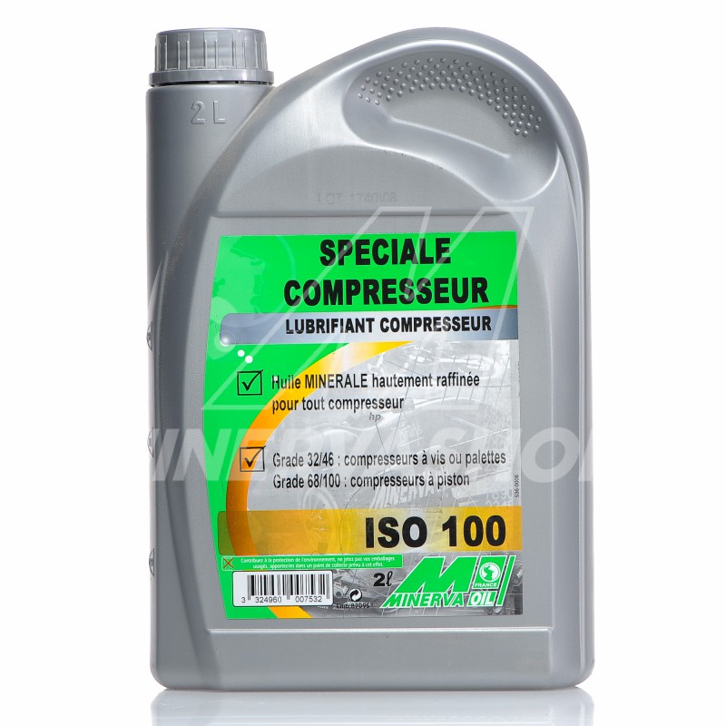 huile compresseur iso 100 minerva 2 l huile compresseur iso 100 minerva 2 l